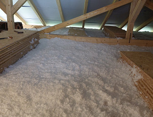 Zateplení rodinného domu se sedlovou střechou